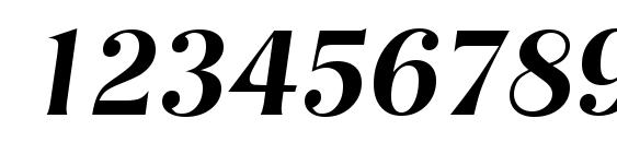 NashvilleSerial Medium Italic Font, Number Fonts