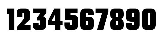 National debt Font, Number Fonts