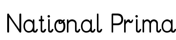 National Primary font, free National Primary font, preview National Primary font