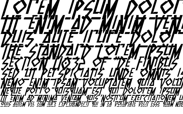 specimens Native Alien Italic font, sample Native Alien Italic font, an example of writing Native Alien Italic font, review Native Alien Italic font, preview Native Alien Italic font, Native Alien Italic font