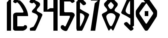 Native Alien Font, Number Fonts