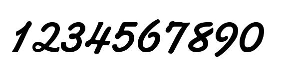 NATURA Regular Font, Number Fonts