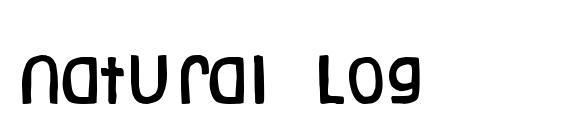 Natural Log font, free Natural Log font, preview Natural Log font