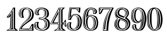 Nauert Plain Font, Number Fonts