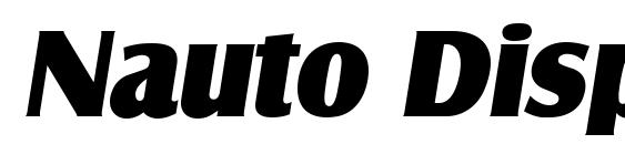 Nauto Display SSi Italic font, free Nauto Display SSi Italic font, preview Nauto Display SSi Italic font