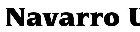 Navarro Ultra Regular font, free Navarro Ultra Regular font, preview Navarro Ultra Regular font