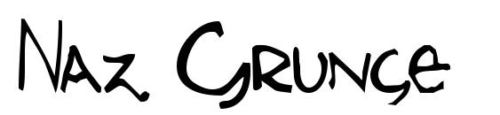 Naz Grunge font, free Naz Grunge font, preview Naz Grunge font
