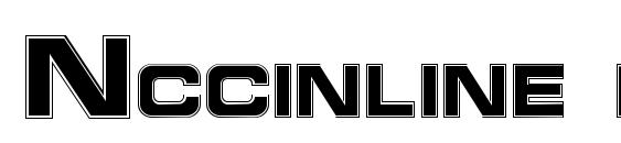Nccinline regular font, free Nccinline regular font, preview Nccinline regular font