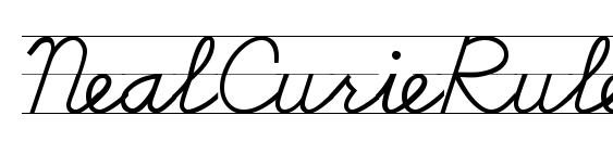 NealCurieRuledSH Font