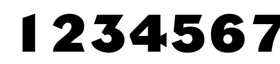 Neasden Regular DB Font, Number Fonts