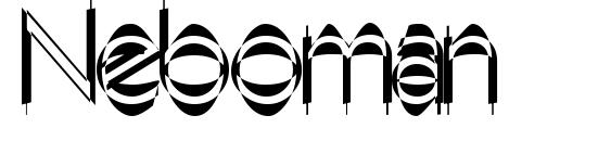 Neboman font, free Neboman font, preview Neboman font