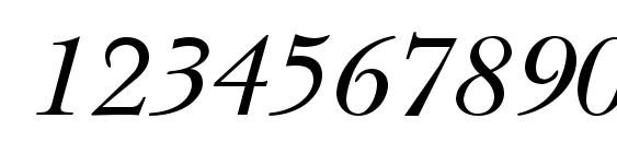 Nebraska Italic Font, Number Fonts