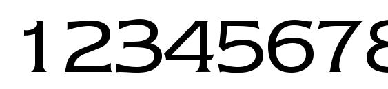 Nebraska Regular DB Font, Number Fonts