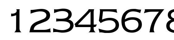 Nebraska Regular Font, Number Fonts