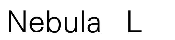 шрифт Nebula Light, бесплатный шрифт Nebula Light, предварительный просмотр шрифта Nebula Light
