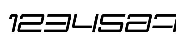 Nec plus ultra italic Font, Number Fonts