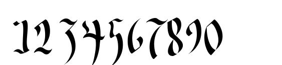 Necromancer Font, Number Fonts