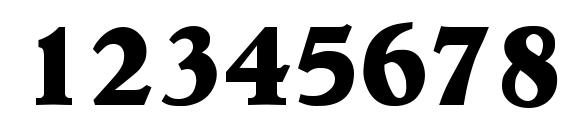 Negotiatdisplayssk regular Font, Number Fonts