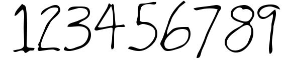 Nelson Regular Font, Number Fonts
