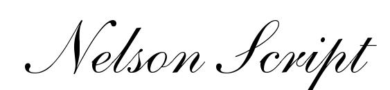 Nelson Script Font