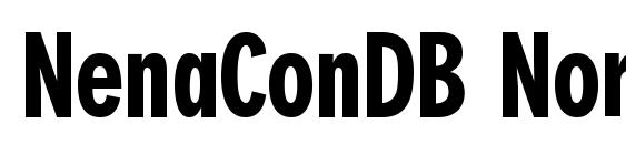 NenaConDB Normal font, free NenaConDB Normal font, preview NenaConDB Normal font