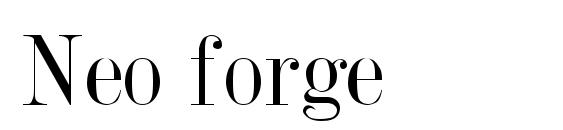 шрифт Neo forge, бесплатный шрифт Neo forge, предварительный просмотр шрифта Neo forge