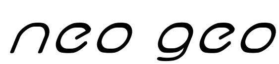 neo geo italic Font