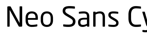 Neo Sans Cyr Regular font, free Neo Sans Cyr Regular font, preview Neo Sans Cyr Regular font