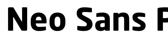 Шрифт Neo Sans Pro Bold