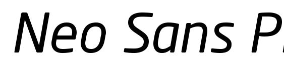 Шрифт Neo Sans Pro Italic