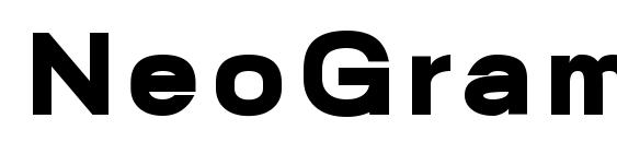 шрифт NeoGram BlackExtd, бесплатный шрифт NeoGram BlackExtd, предварительный просмотр шрифта NeoGram BlackExtd