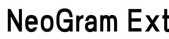 NeoGram ExtraBoldCnd Font