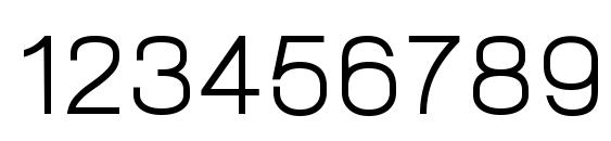 NeoGram Regular Font, Number Fonts