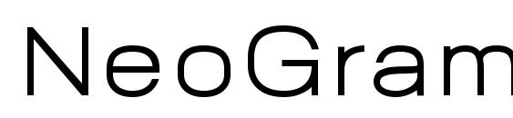 NeoGram RegularExtd Font