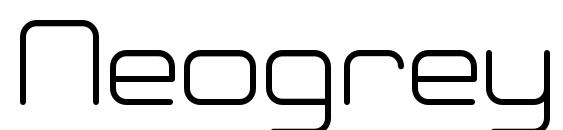 Neogrey font, free Neogrey font, preview Neogrey font
