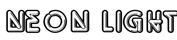 Neon Lights font, free Neon Lights font, preview Neon Lights font