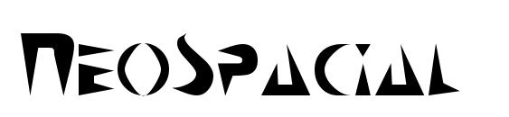 шрифт NeoSpacial, бесплатный шрифт NeoSpacial, предварительный просмотр шрифта NeoSpacial