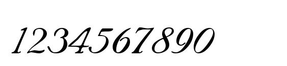 NeptuneScript Regular DB Font, Number Fonts