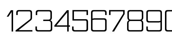 NesobriteBk Regular Font, Number Fonts