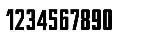 NesobriteCdBl Regular Font, Number Fonts