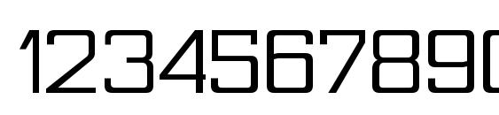 NesobriteRg Regular Font, Number Fonts