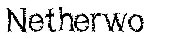Netherwo font, free Netherwo font, preview Netherwo font