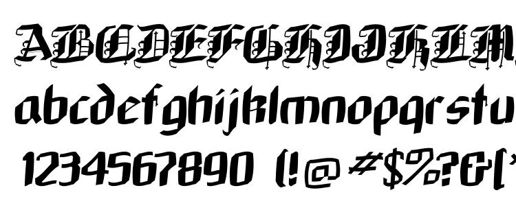 glyphs Neugothic bold font, сharacters Neugothic bold font, symbols Neugothic bold font, character map Neugothic bold font, preview Neugothic bold font, abc Neugothic bold font, Neugothic bold font
