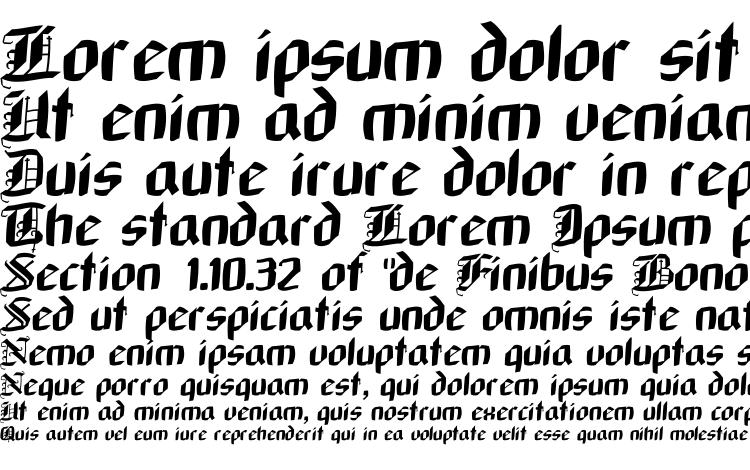 specimens Neugothic bold font, sample Neugothic bold font, an example of writing Neugothic bold font, review Neugothic bold font, preview Neugothic bold font, Neugothic bold font