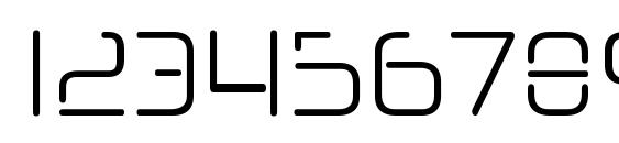 NeuropolNovaCdLt Regular Font, Number Fonts