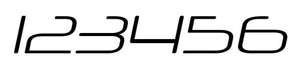NeuropolXLt Italic Font, Number Fonts