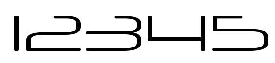 NeuropolXXpLt Regular Font, Number Fonts