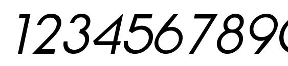 Neuselightssk italic Font, Number Fonts