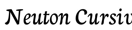 Neuton Cursive font, free Neuton Cursive font, preview Neuton Cursive font
