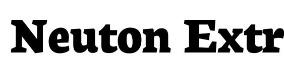 Neuton Extrabold font, free Neuton Extrabold font, preview Neuton Extrabold font